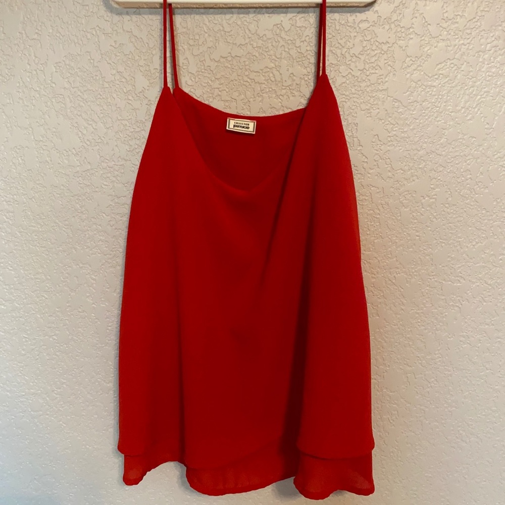 Red tank top